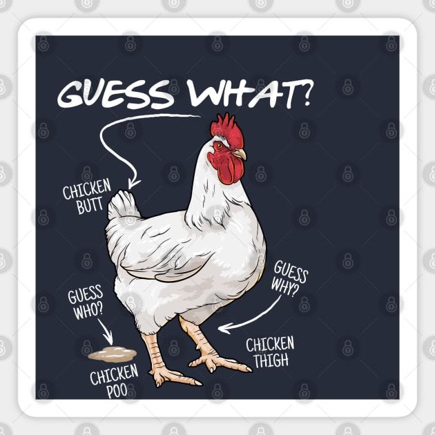 Fowl Play: The Guessing Game Magnet by GoshWow®